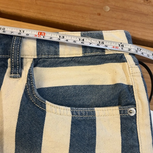 NWT CURRENT/ELLIOTT The Westside Shorts Bay Stripe 31 - Picture 9 of 11